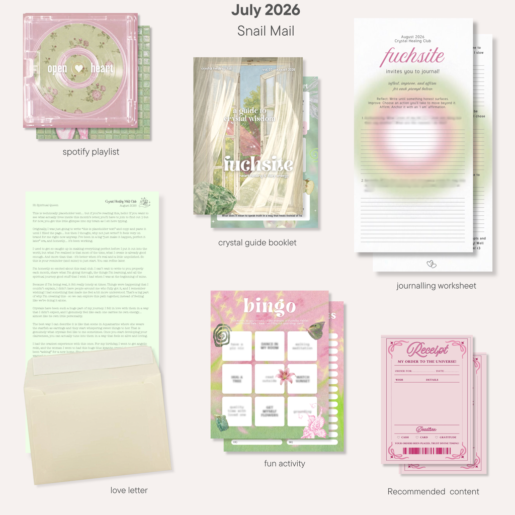 Crystal Healing Mail Club 📮💌 🧚🏻‍♂️
