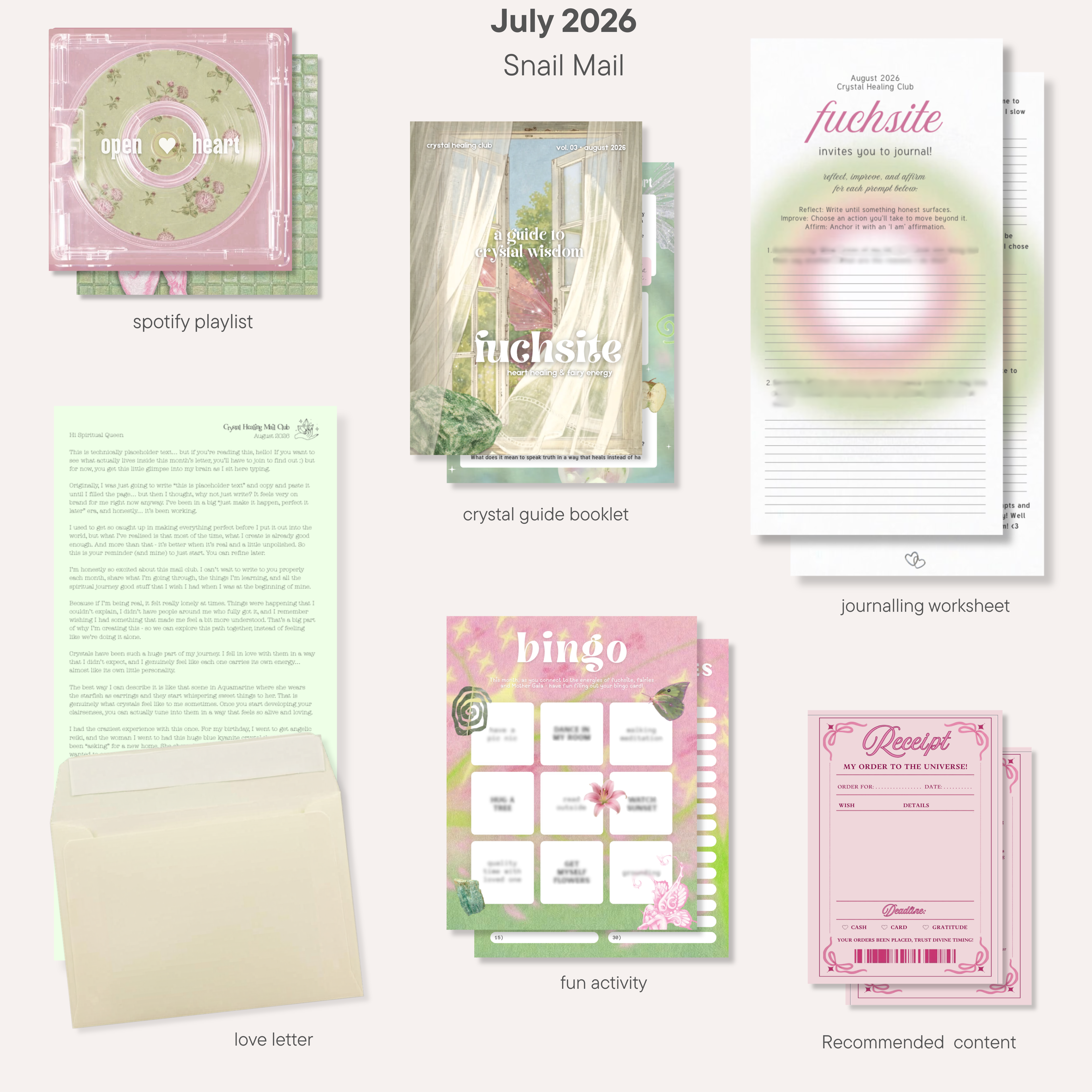 Crystal Healing Mail Club 📮💌 🧚🏻‍♂️