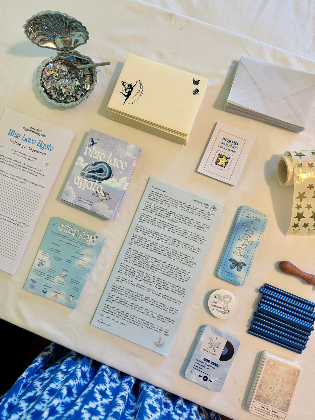 Mail Club: Blue Lace Agate