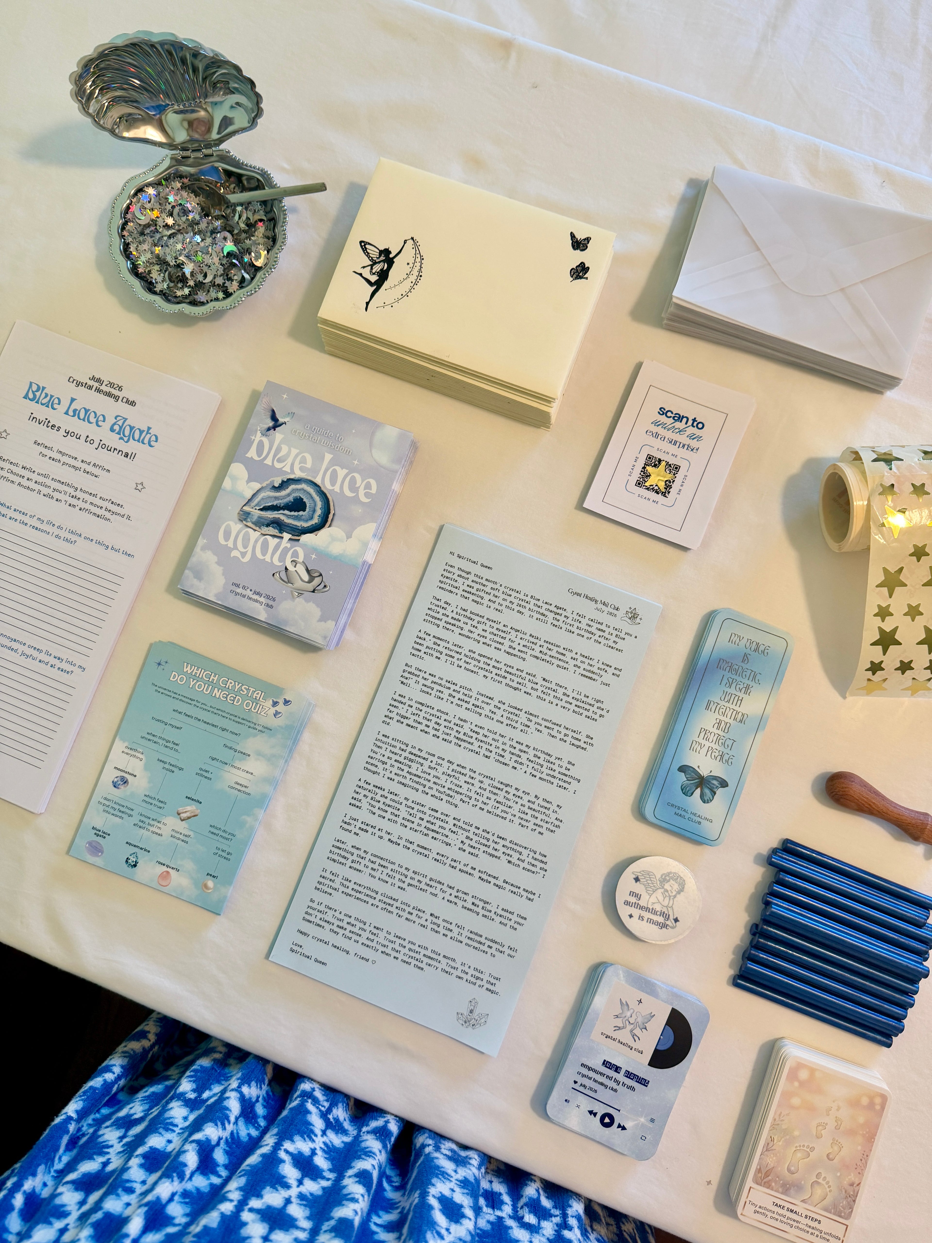 Mail Club: Blue Lace Agate