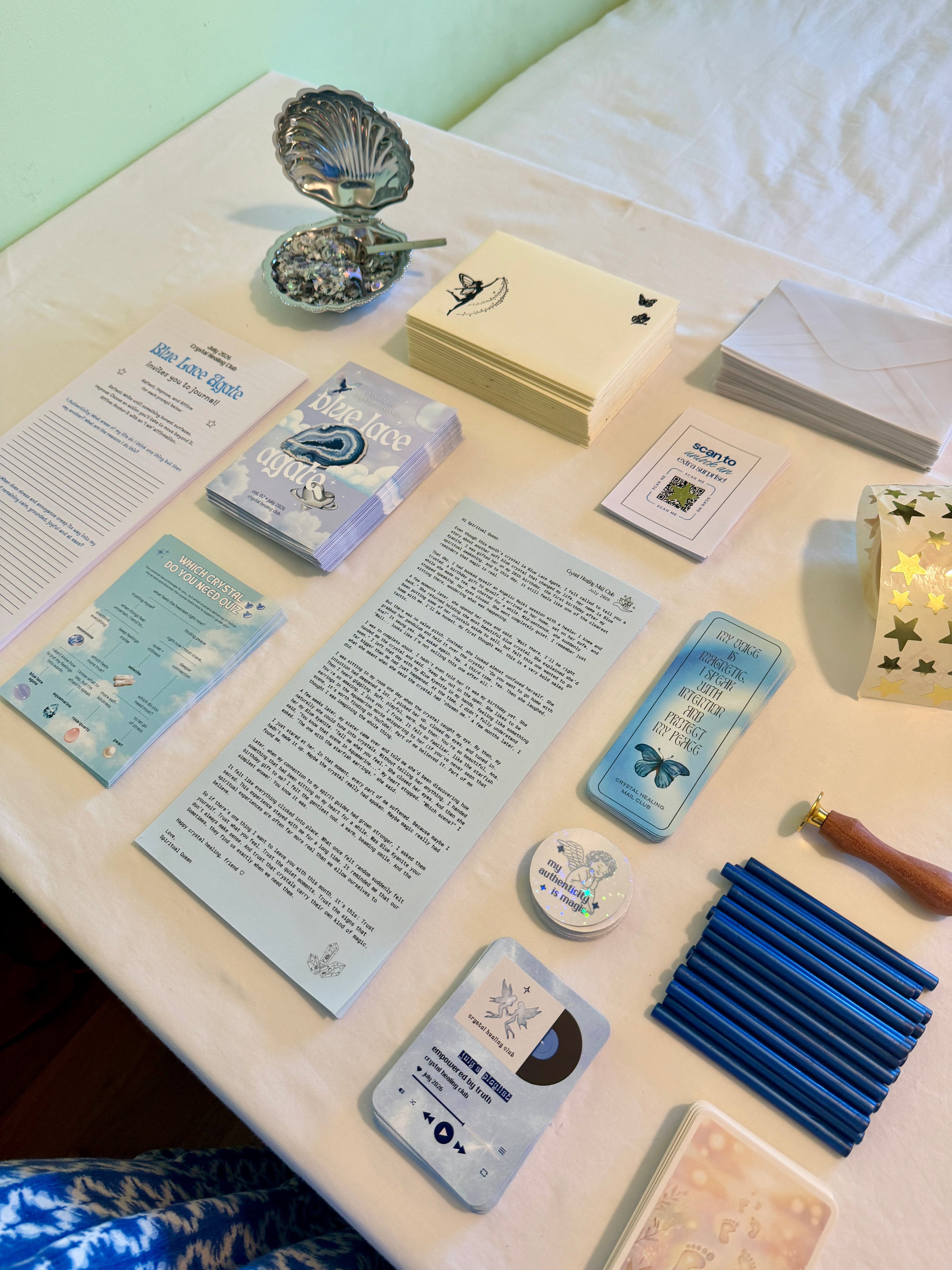 Mail Club: Blue Lace Agate